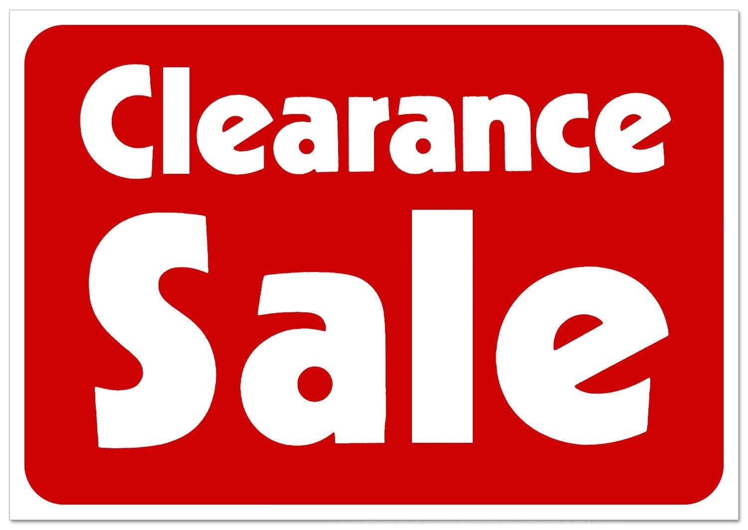 Closeout, Clearance & Demos