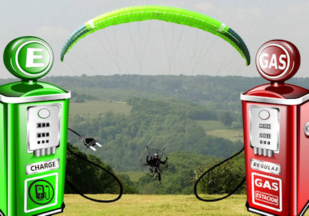 What are the advantages of Gas vs Electric paramotors?
